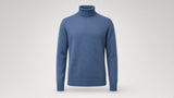 BOND Kaschmir-Seide Rollkragenpullover Herren – Jeansblau