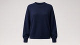 BOND Kaschmir-Seide Oversize Pullover Damen – Navy
