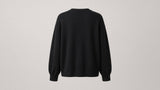 BOND Kaschmir-Seide Oversize Pullover Damen – Schwarz