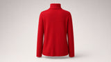 BOND Kaschmir-Seide Rollkragenpullover Damen – Rot
