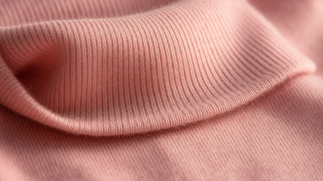 BOND Kaschmir-Seide Rollkragenpullover Damen – Rosa