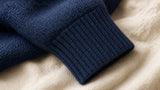 BOND Kaschmir-Seide Oversize Pullover Damen – Navy
