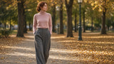 BOND Kaschmir-Seide Rollkragenpullover Damen – Rosa
