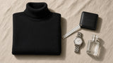 BOND Kaschmir-Seide Rollkragenpullover Damen – Schwarz