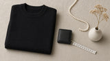 BOND Kaschmir-Seide Oversize Pullover Damen – Schwarz