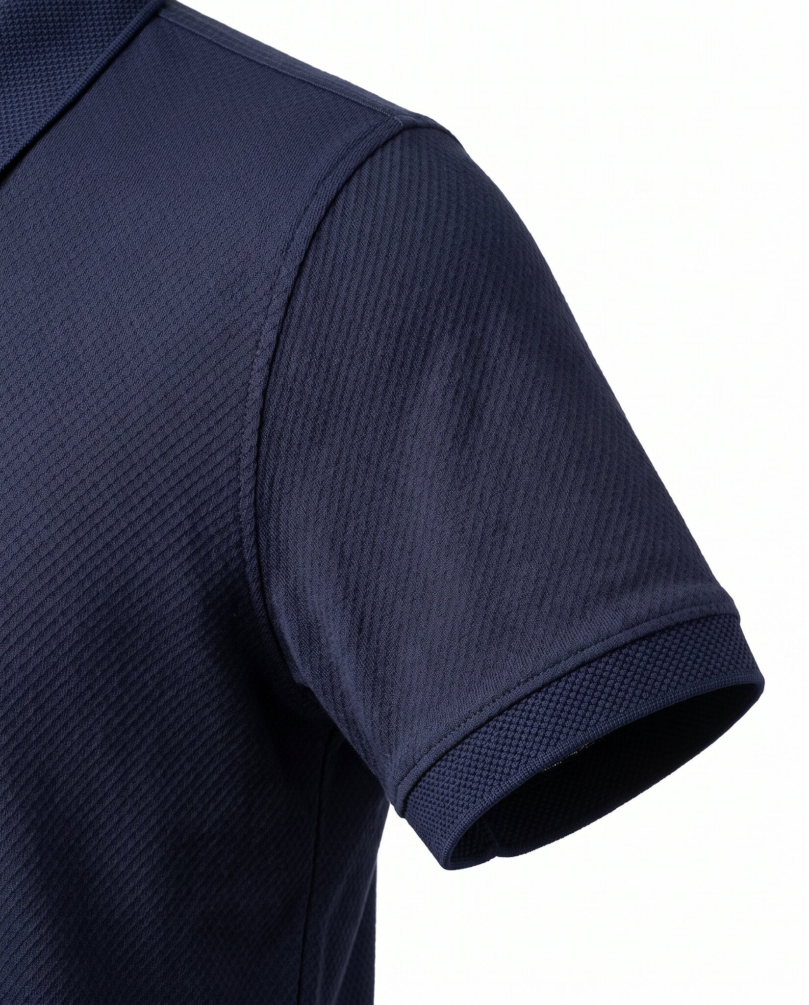 Monaco Polo Shirt in Marineblau – Ansicht 3