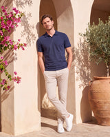 Monaco Polo Shirt in Marineblau – Ansicht 20
