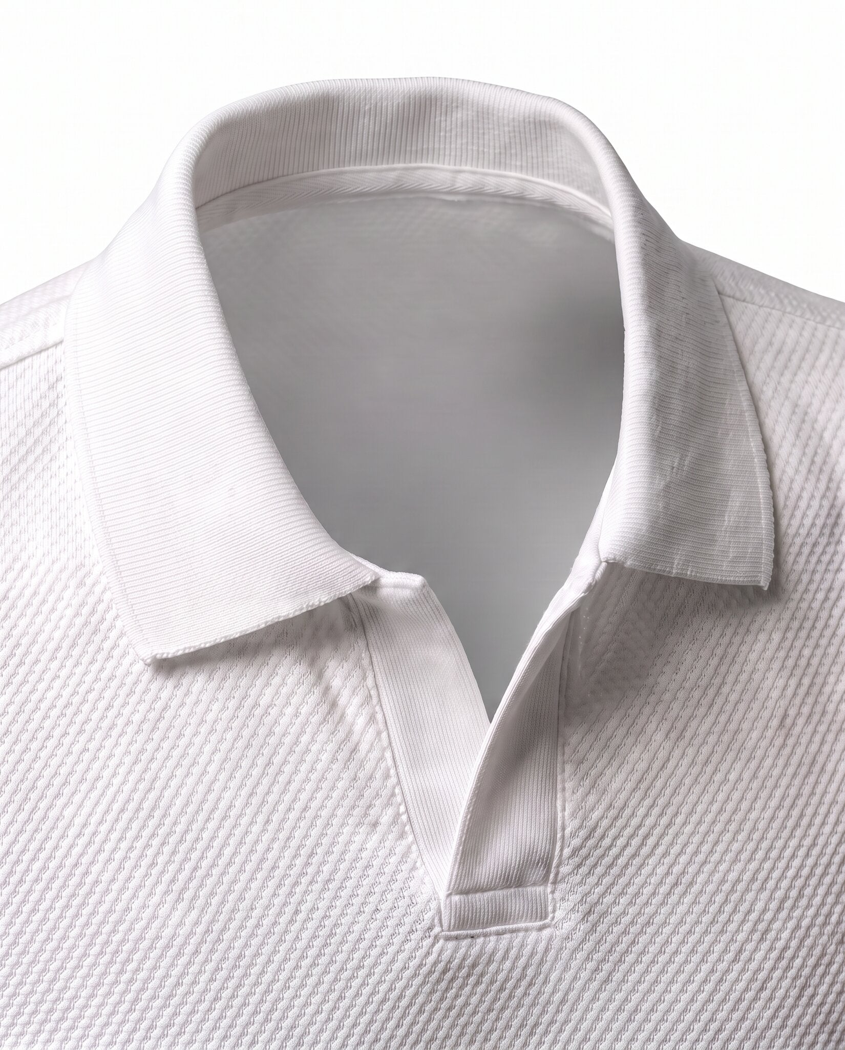 Monaco Polo Shirt in Creme-Weiss – Ansicht 2