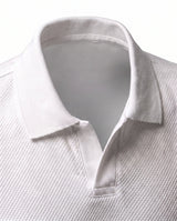Monaco Polo Shirt in Creme-Weiss – Ansicht 2